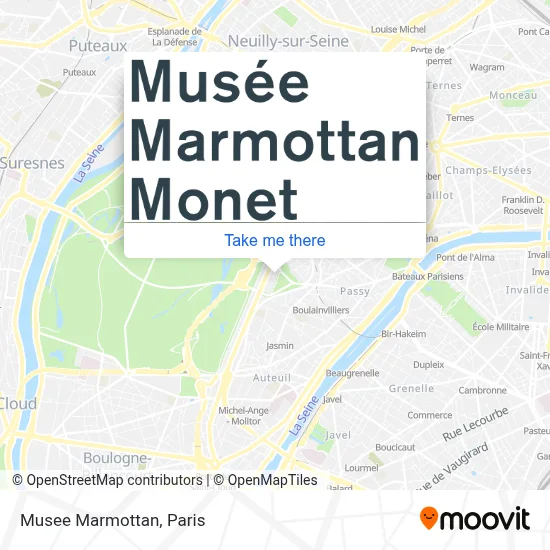 Musee Marmottan map