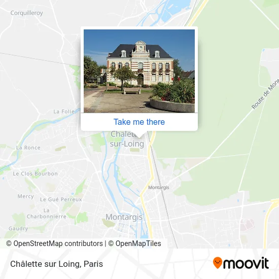 Châlette sur Loing map