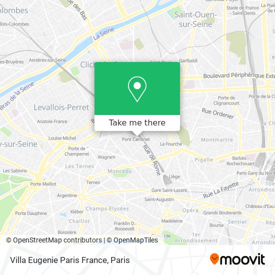 Villa Eugenie Paris France map