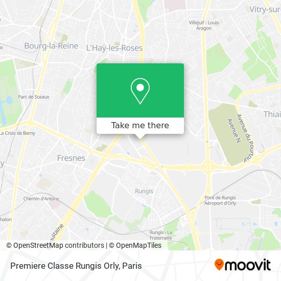 Premiere Classe Rungis Orly map