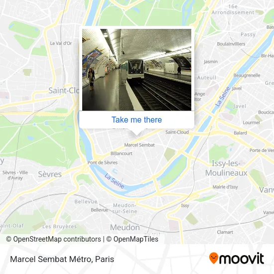 Marcel Sembat Métro map