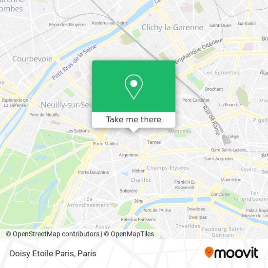 Doisy Etoile Paris map