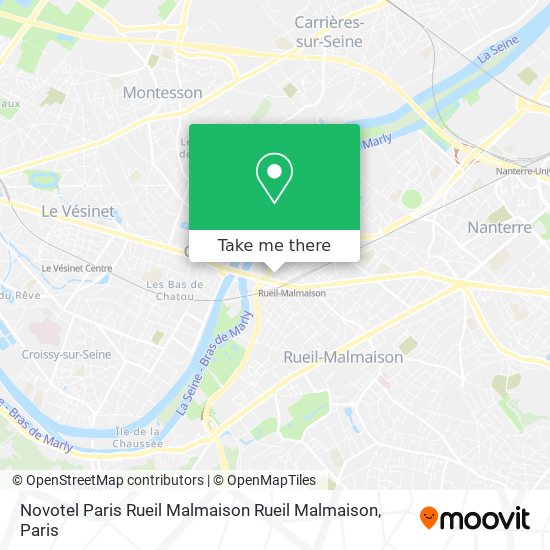 Novotel Paris Rueil Malmaison Rueil Malmaison map