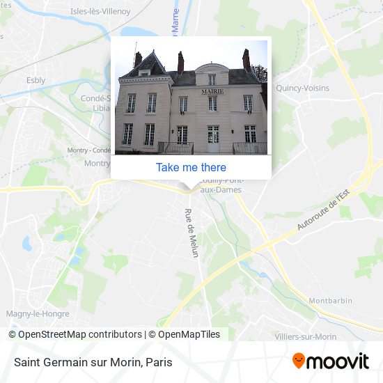 Saint Germain sur Morin map
