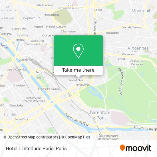 Hôtel L Interlude Paris map