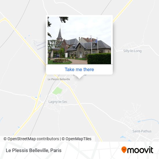 Mapa Le Plessis Belleville