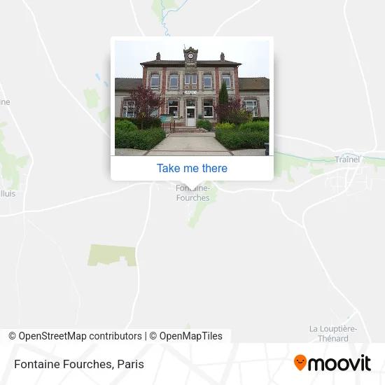 Fontaine Fourches map
