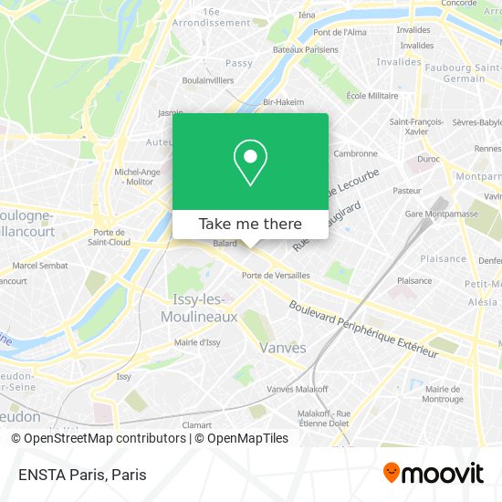 ENSTA Paris map