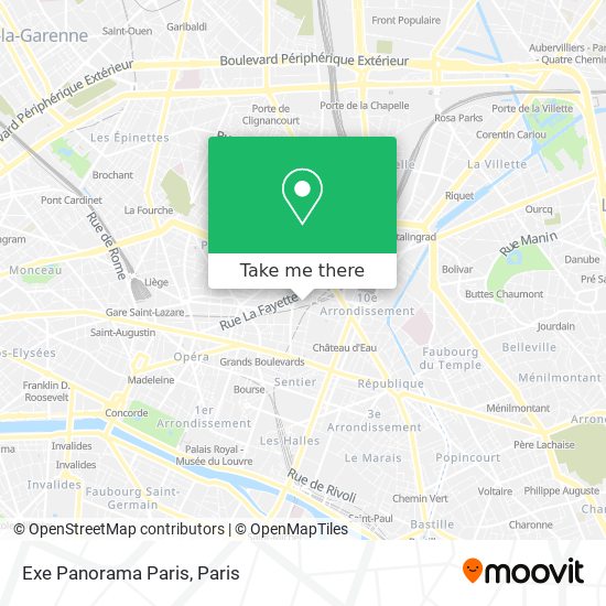 Mapa Exe Panorama Paris