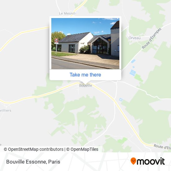 Mapa Bouville Essonne