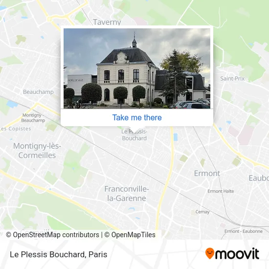 Le Plessis Bouchard map