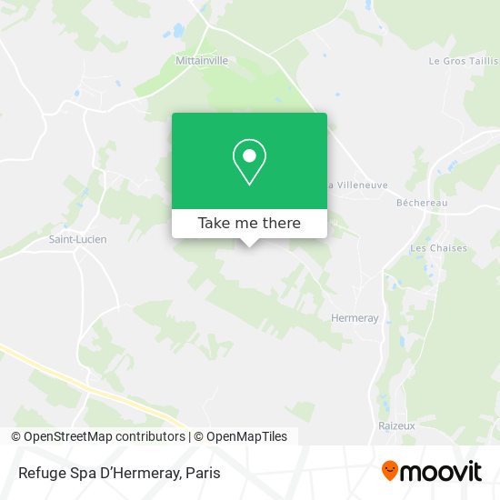 Refuge Spa D’Hermeray map