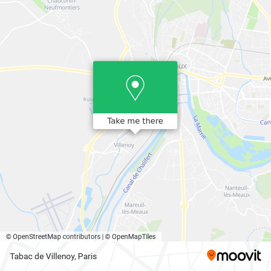 Tabac de Villenoy map