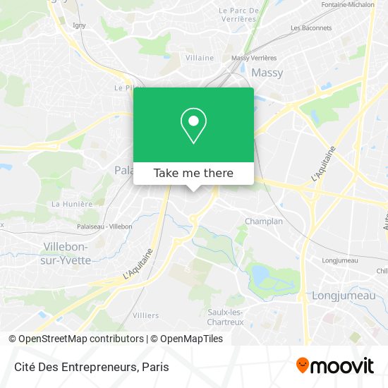 Cité Des Entrepreneurs map