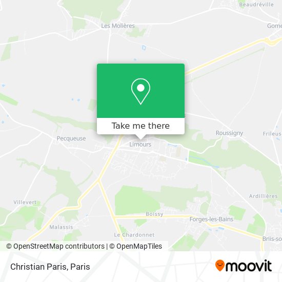 Mapa Christian Paris
