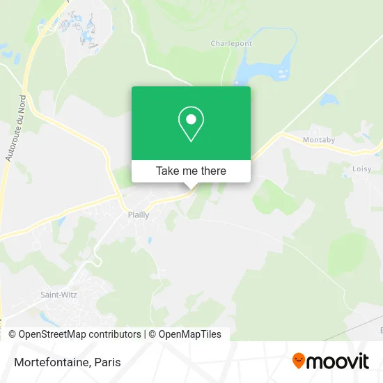 Mortefontaine map