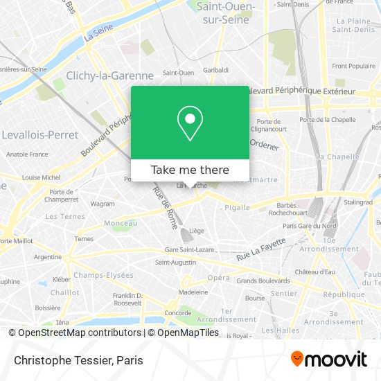 Christophe Tessier map