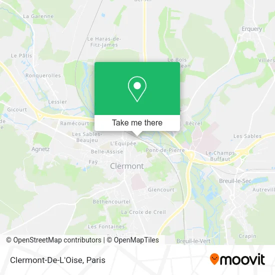 Clermont-De-L'Oise map
