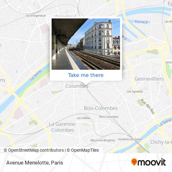 Avenue Menelotte map
