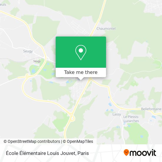 Mapa École Élémentaire Louis Jouvet