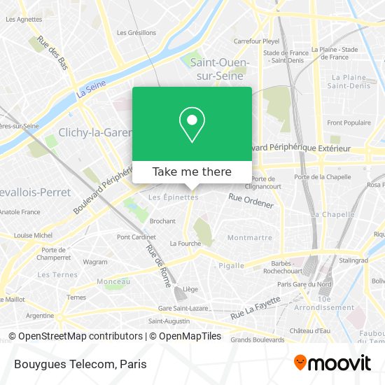 Bouygues Telecom map