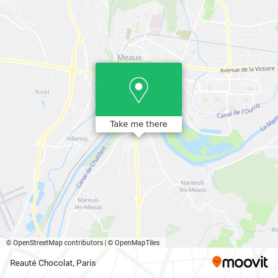 Mapa Reauté Chocolat