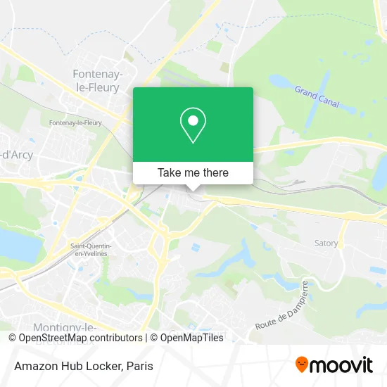 Amazon Hub Locker map