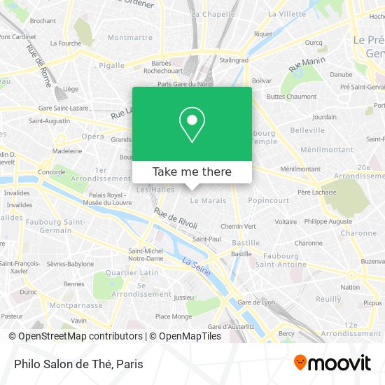 Philo Salon de Thé map