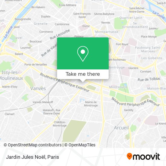 Mapa Jardin Jules Noël
