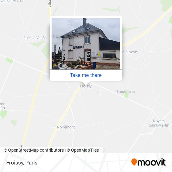 Mapa Froissy