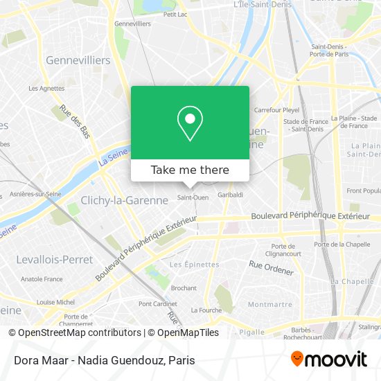 Dora Maar - Nadia Guendouz map