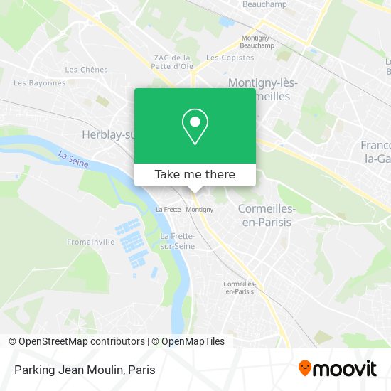 Parking Jean Moulin map