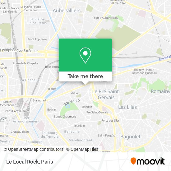 Le Local Rock map