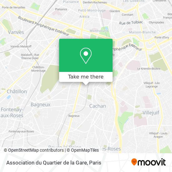 Association du Quartier de la Gare map