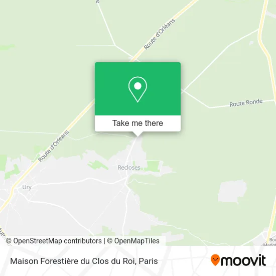 Maison Forestière du Clos du Roi map