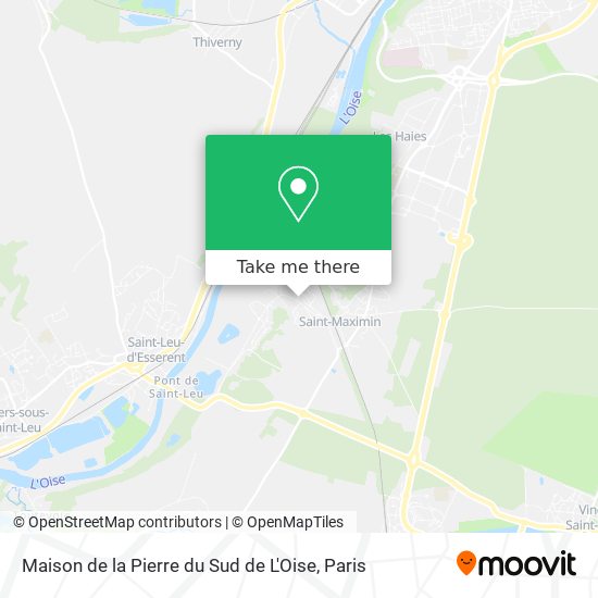Maison de la Pierre du Sud de L'Oise map