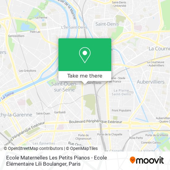 Ecole Maternelles Les Petits Pianos - Ecole Élémentaire Lili Boulanger map