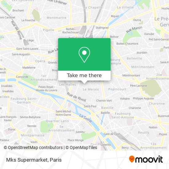 Mks Supermarket map