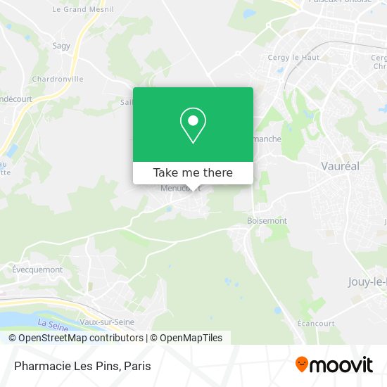 Pharmacie Les Pins map