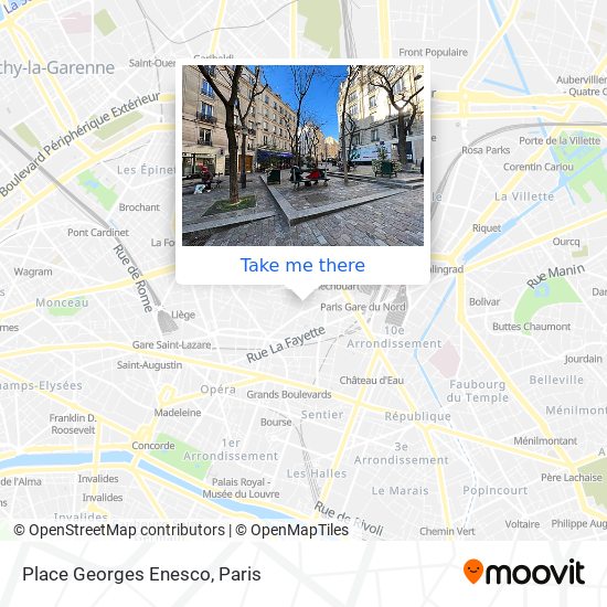 Place Georges Enesco map