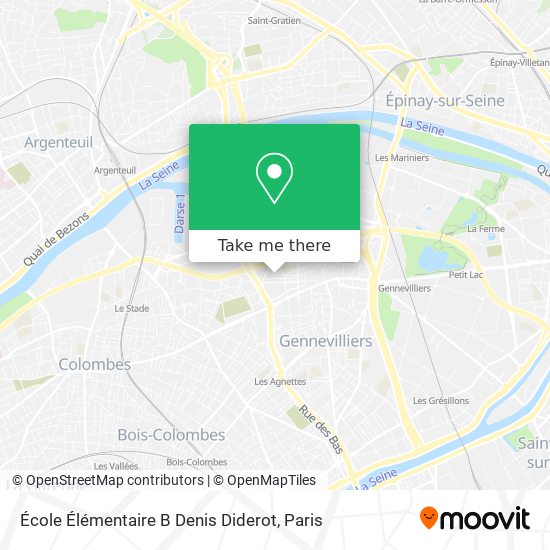 École Élémentaire B Denis Diderot map