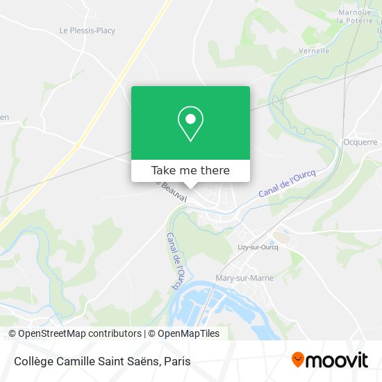 Collège Camille Saint Saëns map
