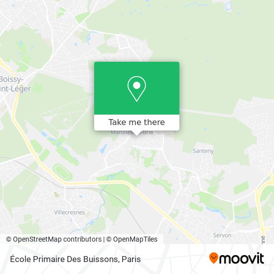 Mapa École Primaire Des Buissons