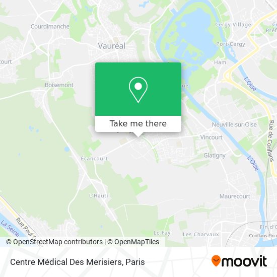 Centre Médical Des Merisiers map