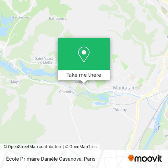 Mapa École Primaire Danièle Casanova