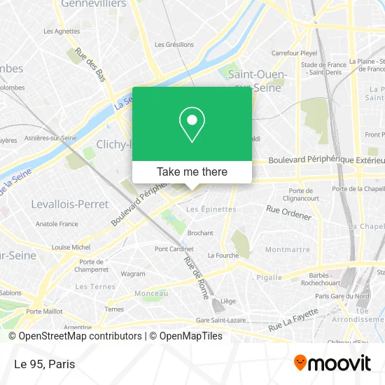 Le 95 map