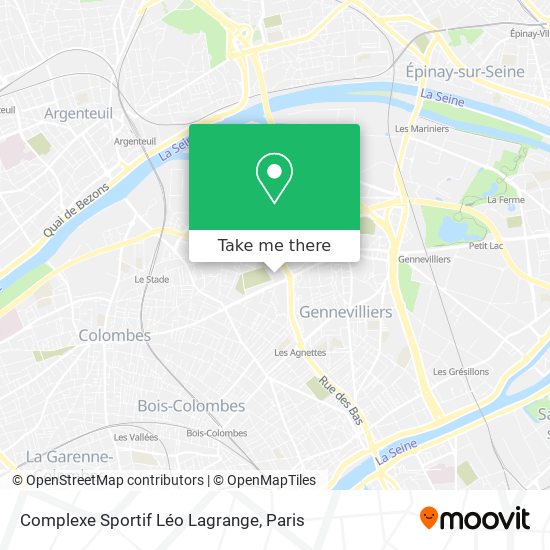 Complexe Sportif Léo Lagrange map