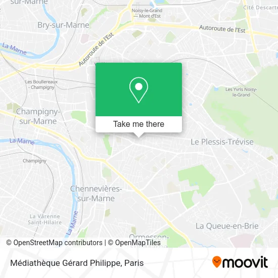 Médiathèque Gérard Philippe map