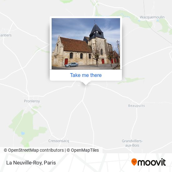 La Neuville-Roy map