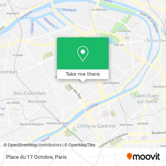 Place du 17 Octobre map